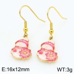 SS Gold-Plating Earring - KE120967-Z