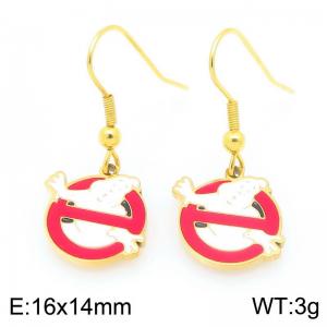SS Gold-Plating Earring - KE120969-Z