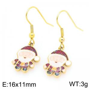 SS Gold-Plating Earring - KE120971-Z