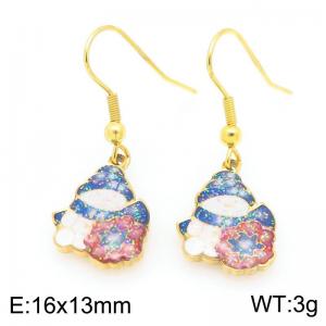 SS Gold-Plating Earring - KE120974-Z
