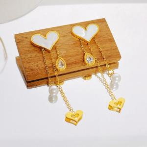 SS Gold-Plating Earring - KE120988-SXSJ
