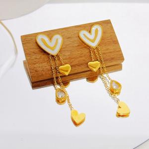 SS Gold-Plating Earring - KE120989-SXSJ