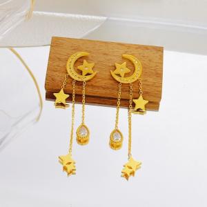 SS Gold-Plating Earring - KE120991-SXSJ