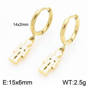 SS Gold-Plating Earring - KE121004-Z