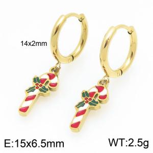 SS Gold-Plating Earring - KE121026-Z