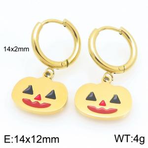 SS Gold-Plating Earring - KE121028-Z