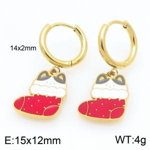 SS Gold-Plating Earring - KE121036-Z