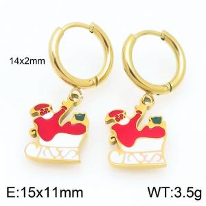 SS Gold-Plating Earring - KE121044-Z