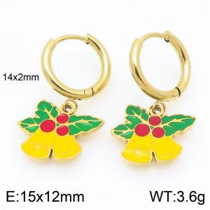 SS Gold-Plating Earring - KE121047-Z