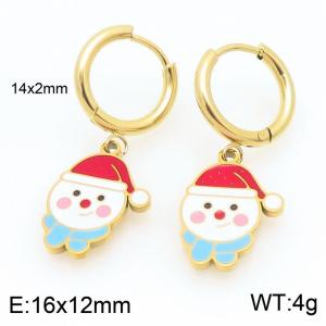 SS Gold-Plating Earring - KE121055-Z