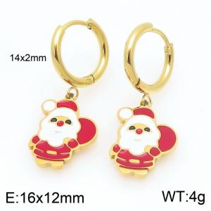 SS Gold-Plating Earring - KE121060-Z