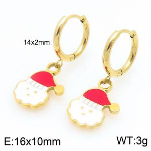 SS Gold-Plating Earring - KE121068-Z