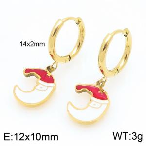 SS Gold-Plating Earring - KE121080-Z