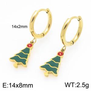 SS Gold-Plating Earring - KE121081-Z