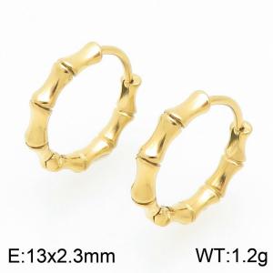 SS Gold-Plating Earring - KE121317-GC