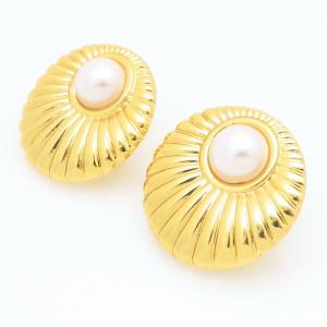SS Gold-Plating Earring - KE121797-TLA