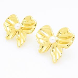 SS Gold-Plating Earring - KE121799-TLA