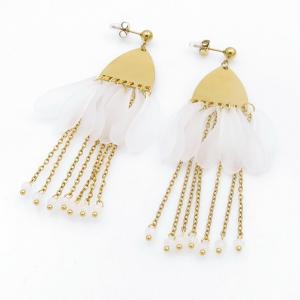 SS Gold-Plating Earring - KE122033-SP