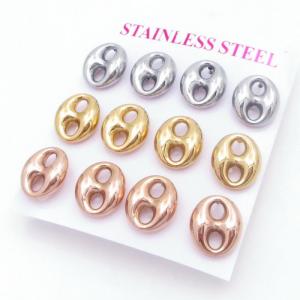 SS Rose Gold-Plating Earring - KE122132-HR