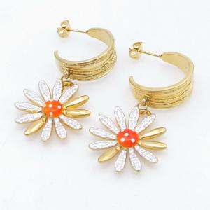 SS Gold-Plating Earring - KE122163-SP