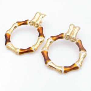 SS Gold-Plating Earring - KE122170-SP