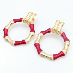 SS Gold-Plating Earring - KE122171-SP