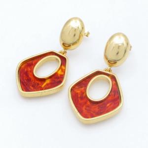 SS Gold-Plating Earring - KE122175-SP