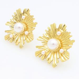 SS Gold-Plating Earring - KE122203-TLA