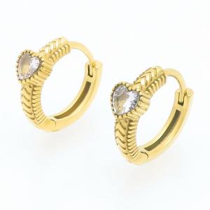SS Gold-Plating Earring - KE122237-TOM