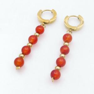 SS Gold-Plating Earring - KE122267-MW