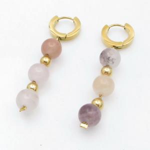 SS Gold-Plating Earring - KE122270-MW