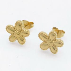 SS Gold-Plating Earring - KE122280-MW
