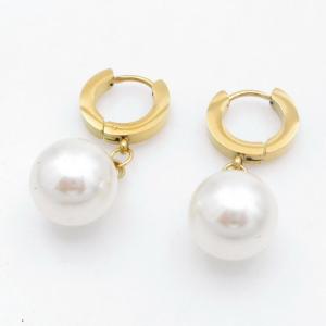 SS Gold-Plating Earring - KE122288-MW