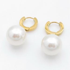 SS Gold-Plating Earring - KE122289-MW