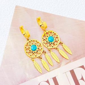SS Gold-Plating Earring - KE122310-SXSJ