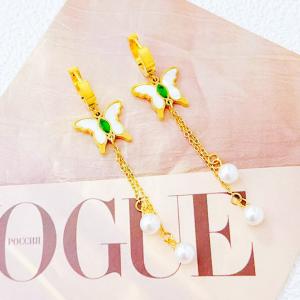 SS Gold-Plating Earring - KE122311-SXSJ