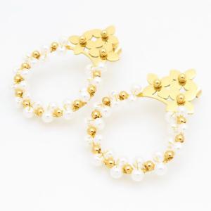 SS Gold-Plating Earring - KE122391-BI