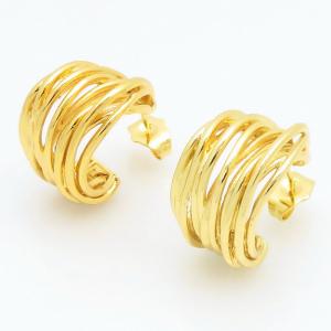 SS Gold-Plating Earring - KE122415-BI