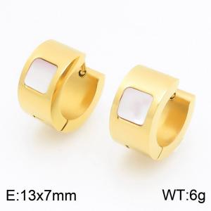 SS Gold-Plating Earring - KE122456-WM