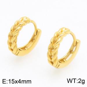 SS Gold-Plating Earring - KE122469-WM