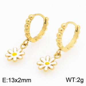 SS Gold-Plating Earring - KE122499-WM