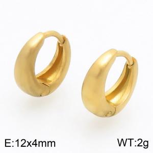 SS Gold-Plating Earring - KE122501-WM
