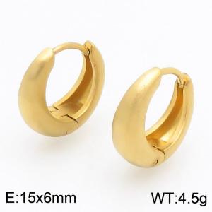 SS Gold-Plating Earring - KE122503-WM