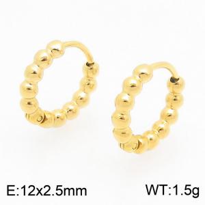 SS Gold-Plating Earring - KE122509-WM