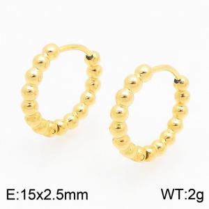 SS Gold-Plating Earring - KE122511-WM