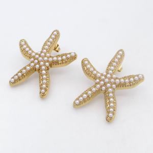 SS Gold-Plating Earring - KE122628-SP