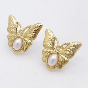 SS Gold-Plating Earring - KE122631-SP