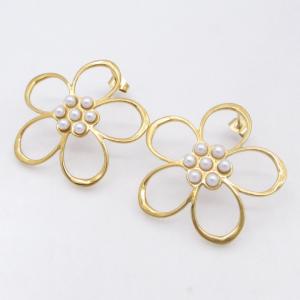 SS Gold-Plating Earring - KE122633-SP