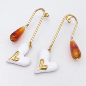 SS Gold-Plating Earring - KE122661-SP