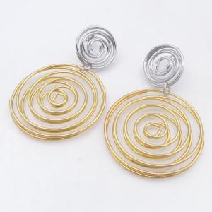 SS Gold-Plating Earring - KE122679-SP